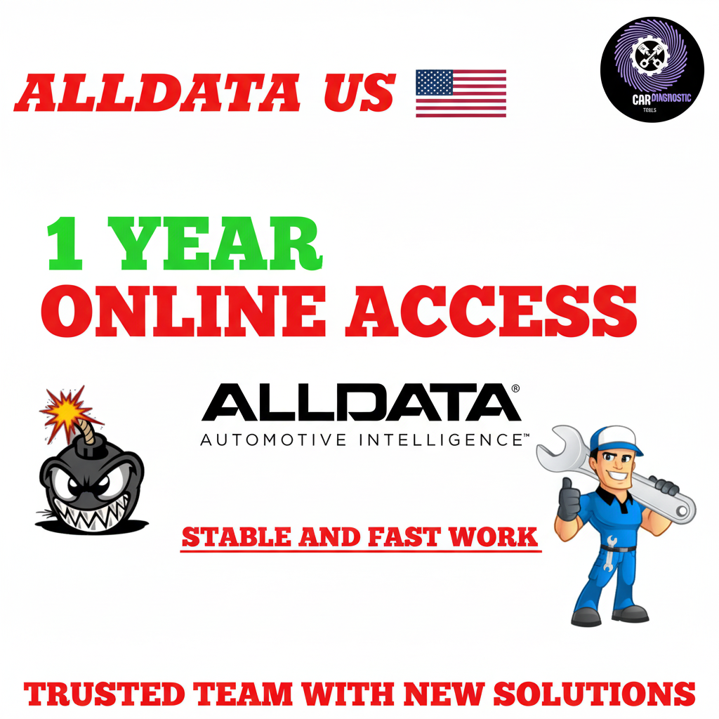 ALLDATA US LOGIN | 1 YEAR ONLINE ACCESS | REPAIR SOFTWARE | WORKSHOP APLICATION