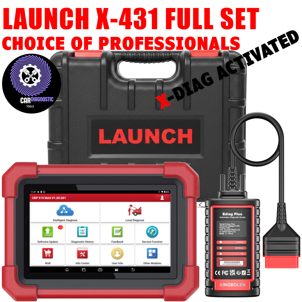 LAUNCH X431 PRO | XDIAG | ACTIVATION | DIAGNOSTIC SCANNER