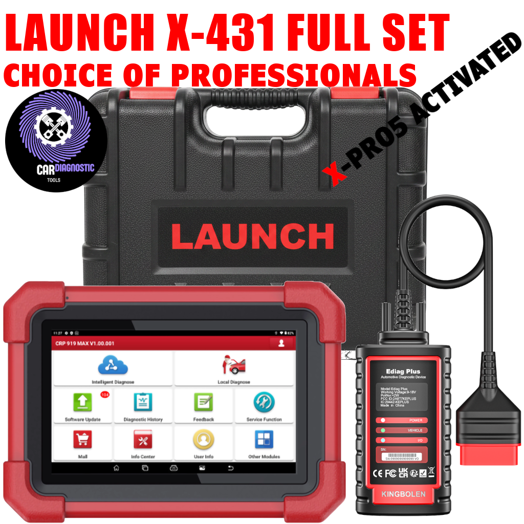 LAUNCH X431 PRO | XPRO5 | 1 YEAR ACTIVATION | DIAGNOSTIC TOOL | DIAGNOSTIC SCANNER