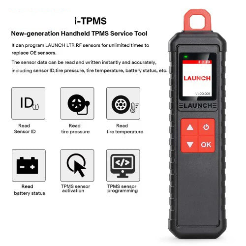 Launch X431 i-TPMS  Tire Repair Tools for RF Sensors 315/433MHz TPMS Programming Tool